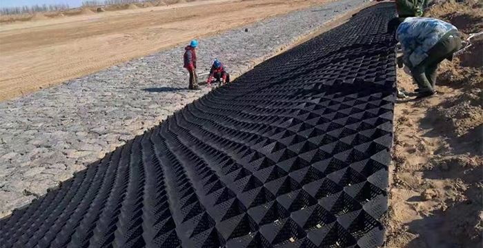 geo ground grid slope protection